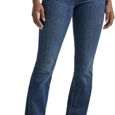 Womens Mid Rise Bootcut Jean