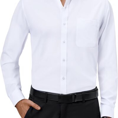 4-Way Stretch Long Sleeve Button Down Shirt