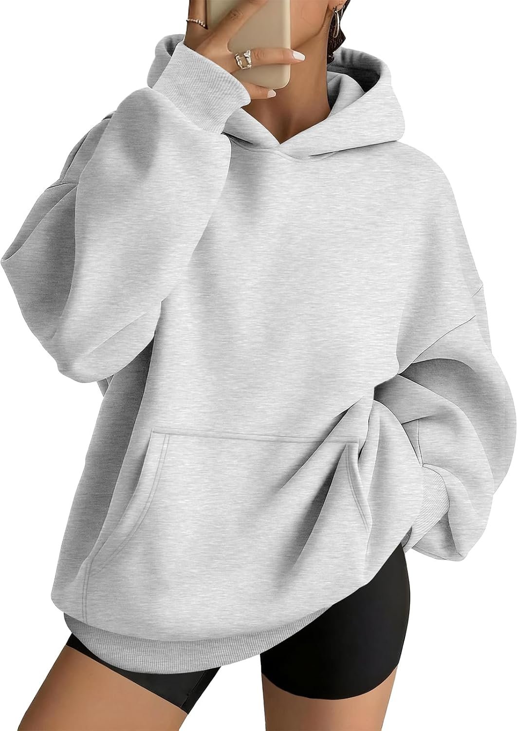 Womens Oversized Hoodies Fleece Trendy Sweatshirts Pullover