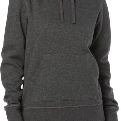 Womens Regular Fit Brushed Back Fleece Pullover Hoodie (Available in Plus Size)